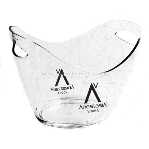 Double ice champagne bucket in shaopping mall